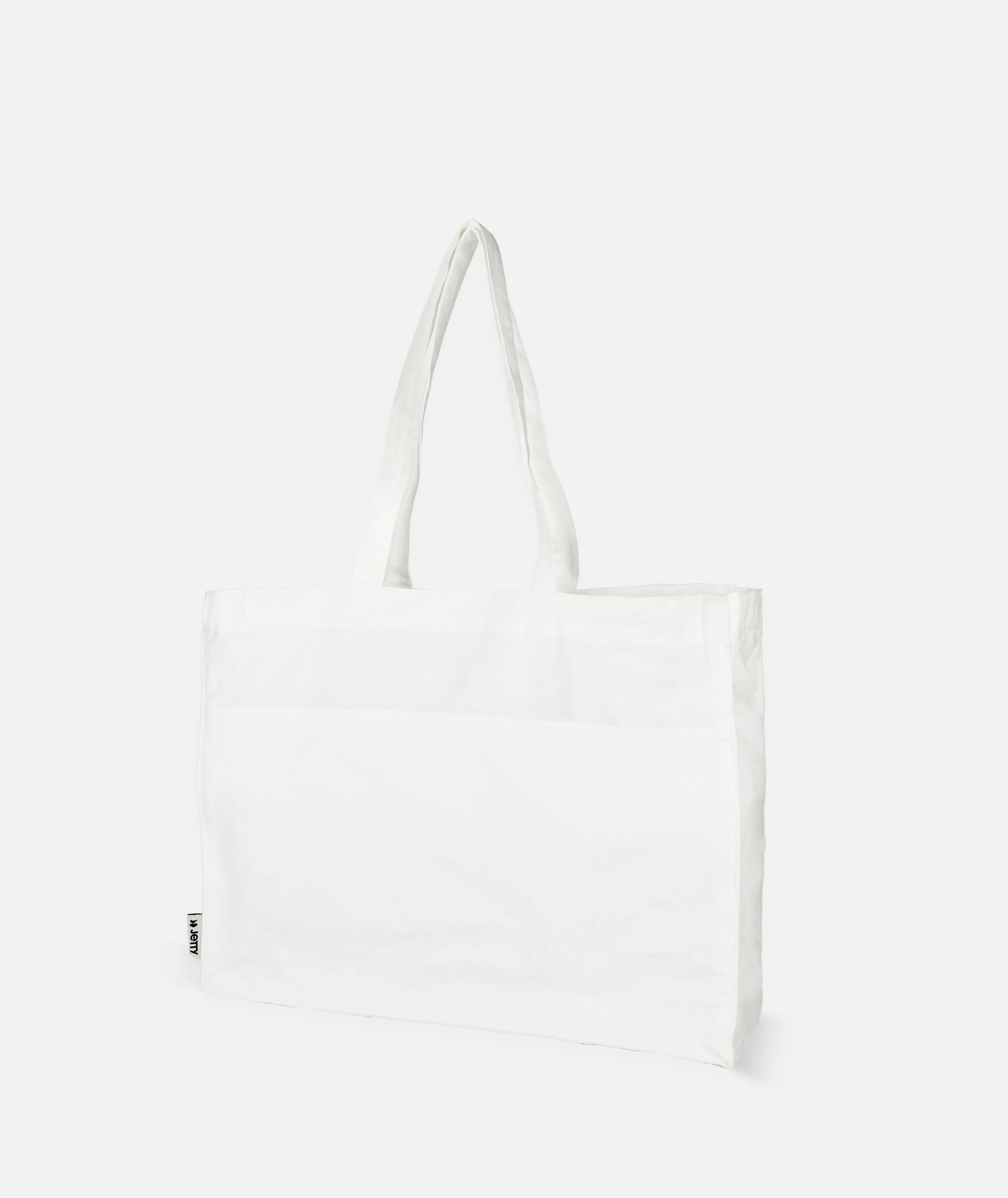 Canvas Pocket Tote - Cream