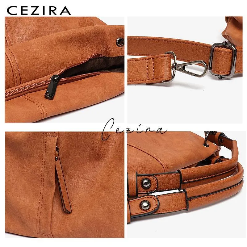 CEZIRA Pu Hobos Shoulder Bag