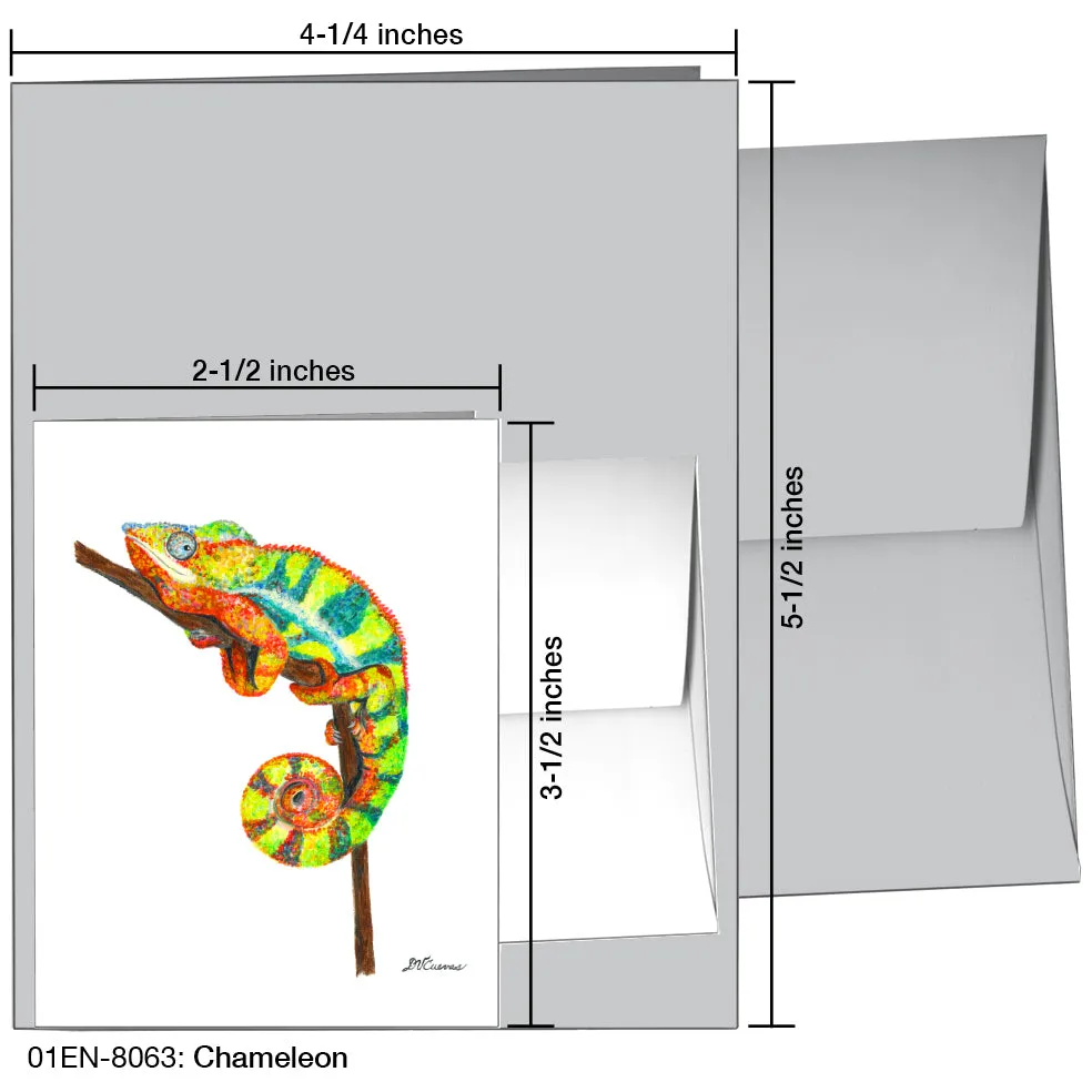 Chameleon, Greeting Card (8063)