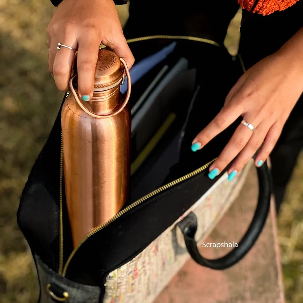 Charcha Office Laptop Bag | Upcycled Handloom Textile