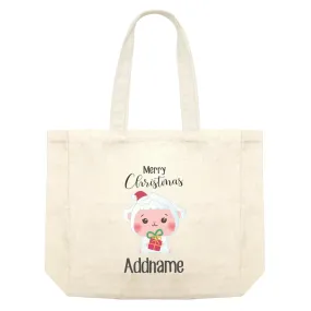 Christmas Cute Animal Series Sheep Merry Christmas Shopping Bag