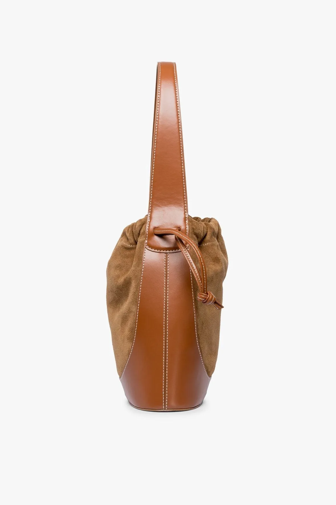 CINCH BUCKET BAG | TAN