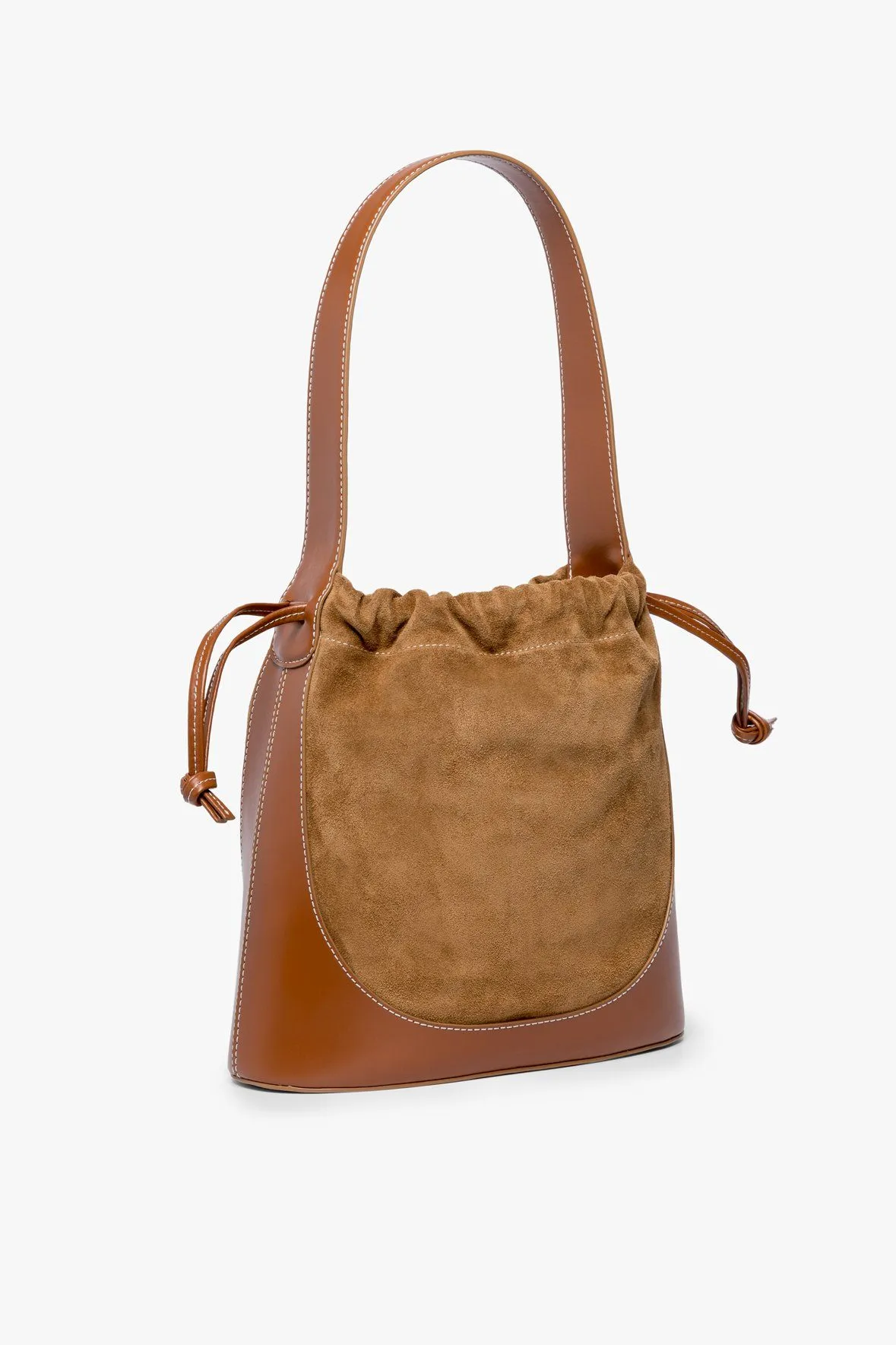 CINCH BUCKET BAG | TAN