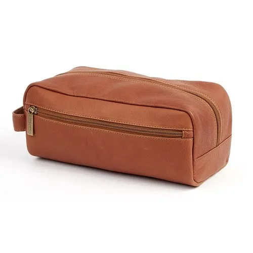 Claire Chase Caspian Leather Toiletry Bag