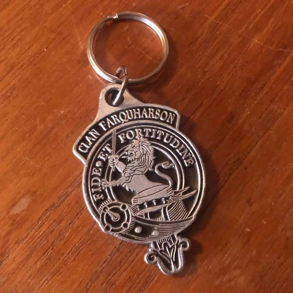 Clan Farquharson Metal  Keyring