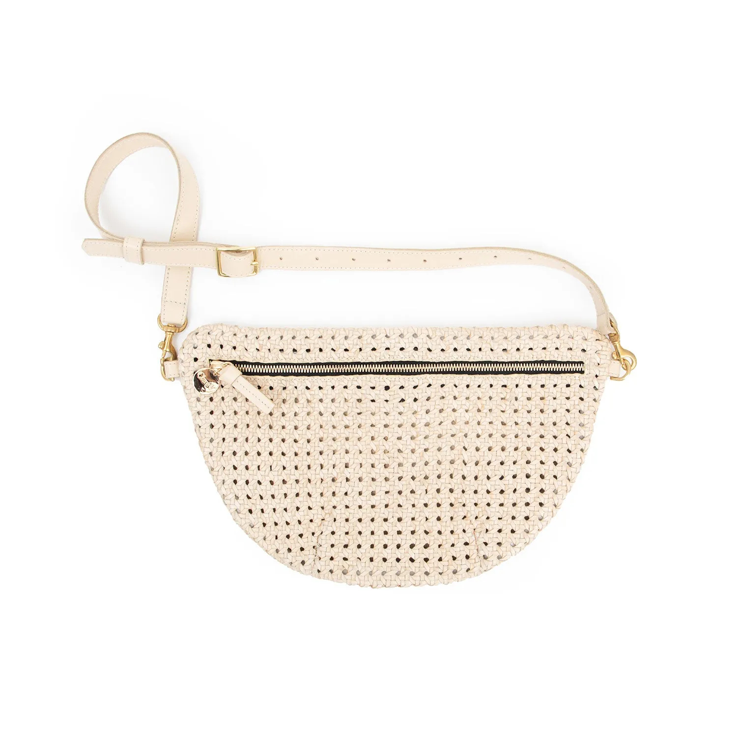 Clare V. - Grande Fanny in Cream Rattan