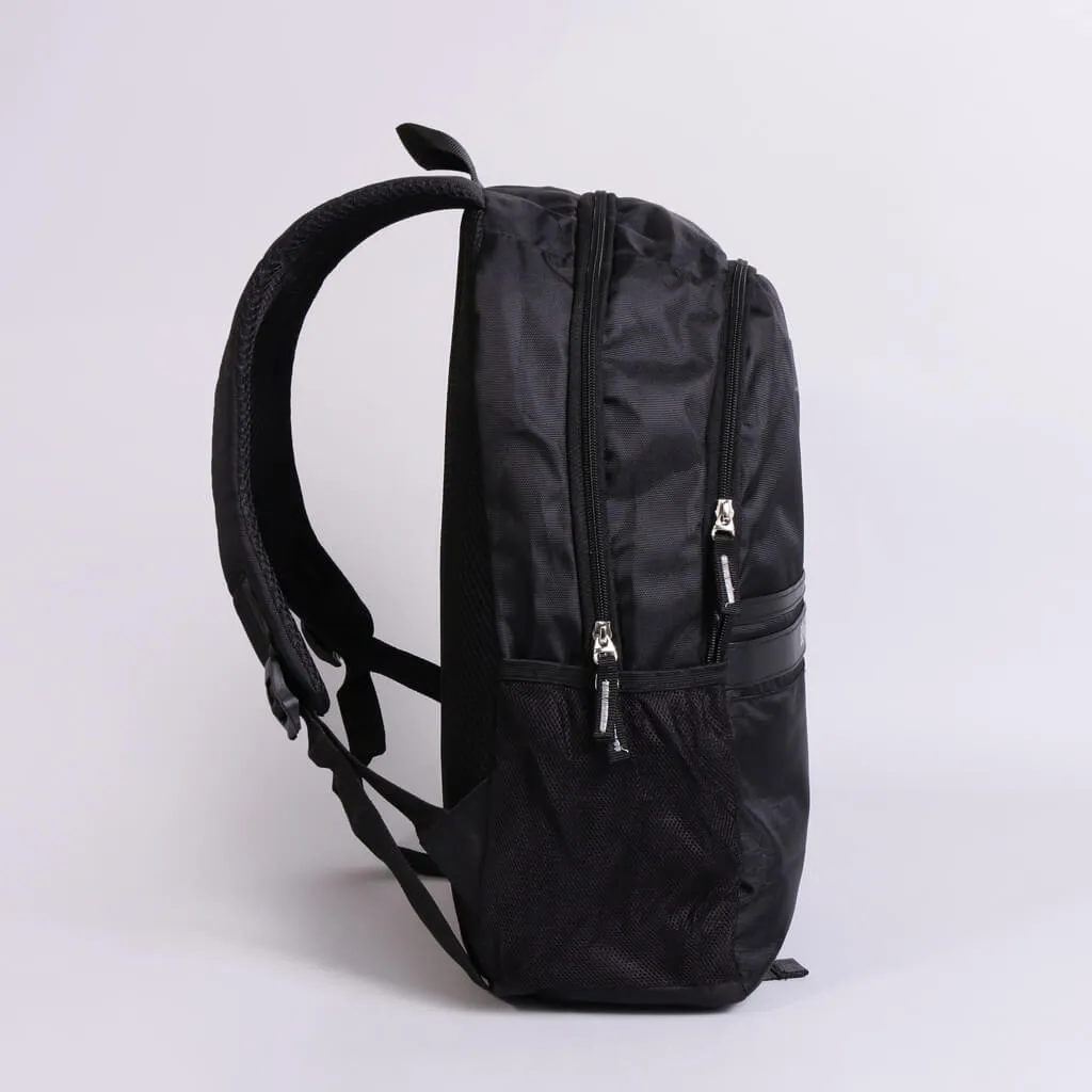 Classic Black Benetton Laptop Backpack