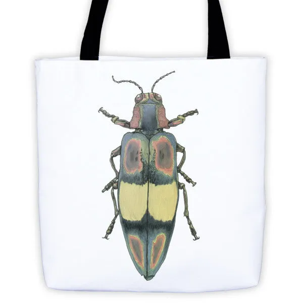 Coloured Beetle Tote Bag by Robert Bowen