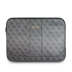 Computer Sleeve - PU Leather Gray 4G Uptown Pu Computer Sleeve - Guess