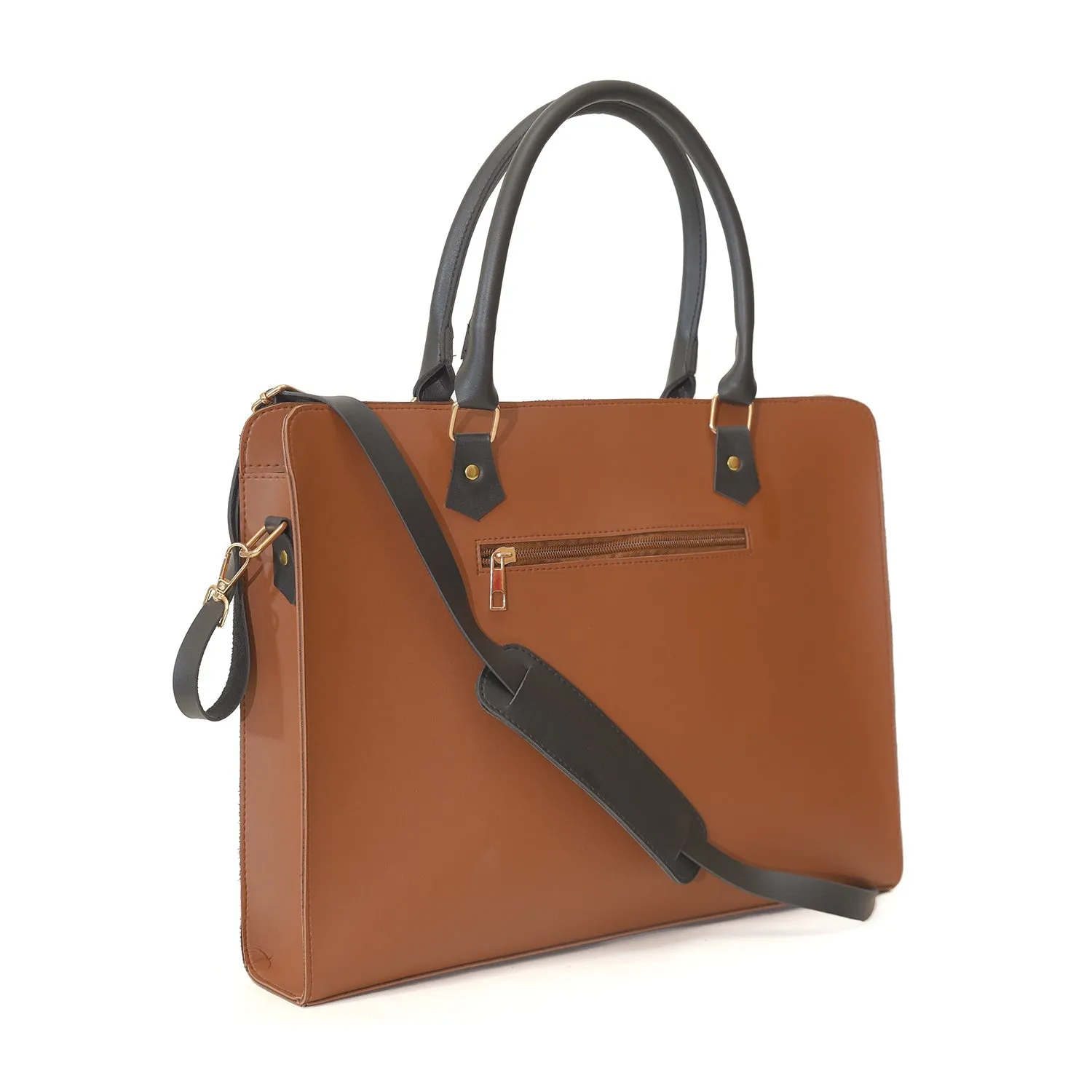 Craze brown laptop bag