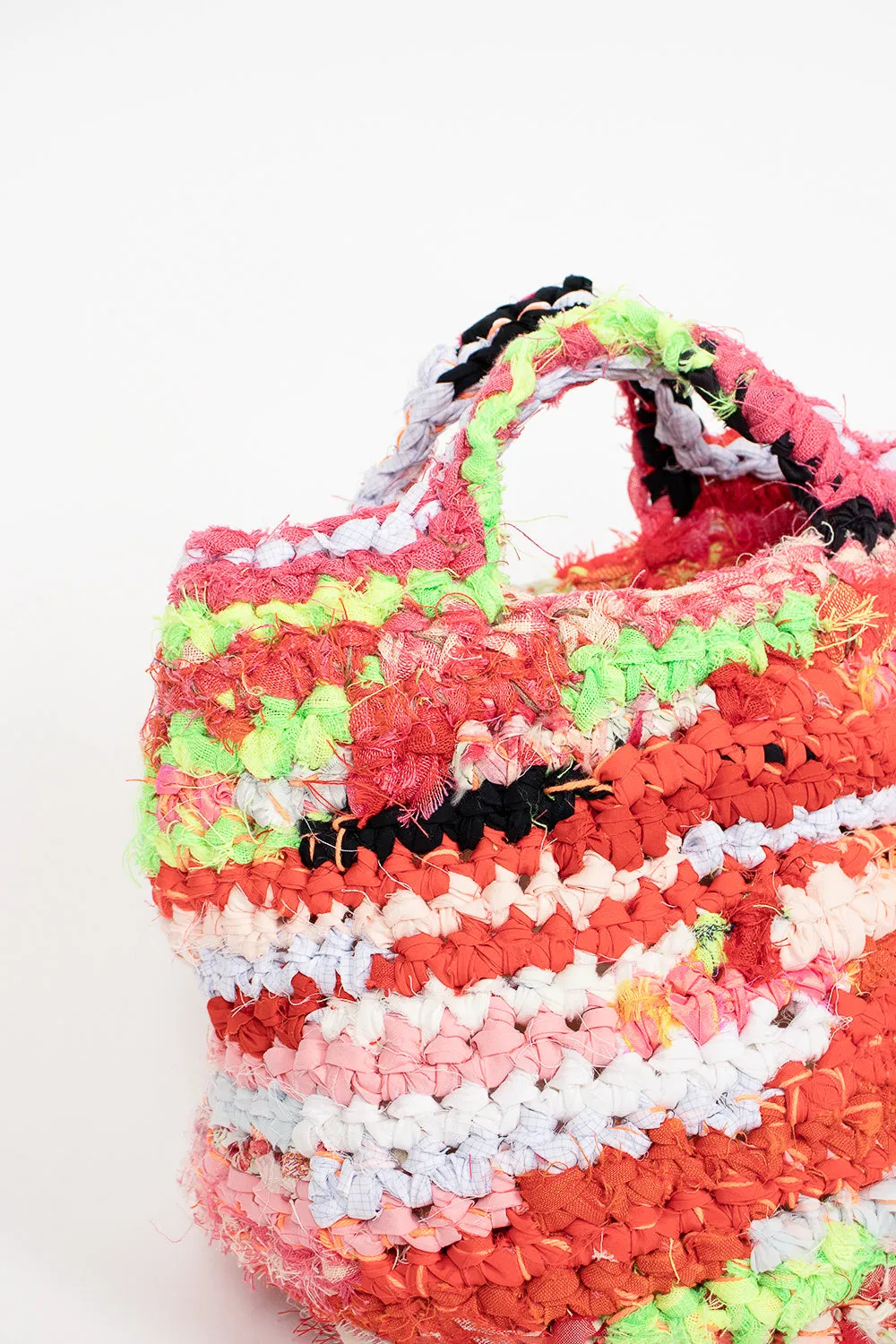 Crochet Bag Pink Multi