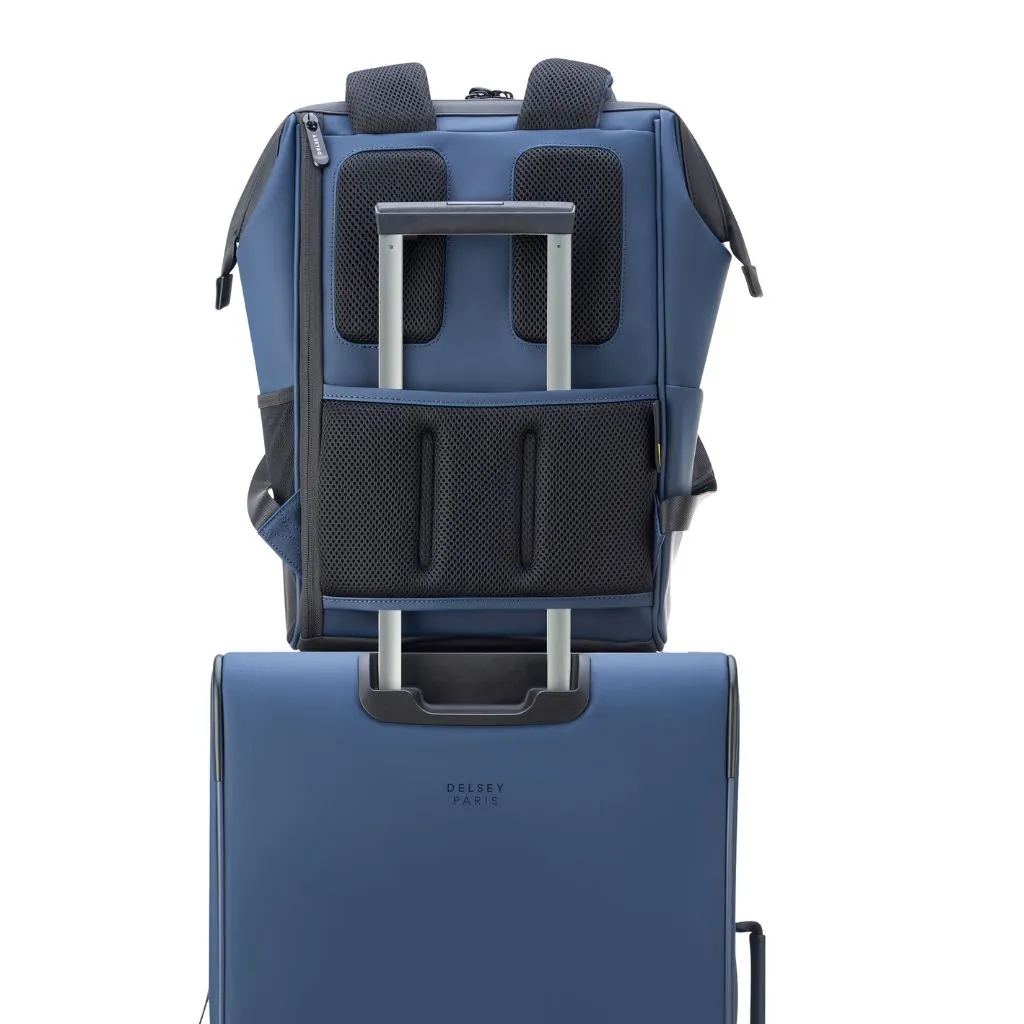 Delsey Turenne Soft Laptop Backpack 14" - Night Blue