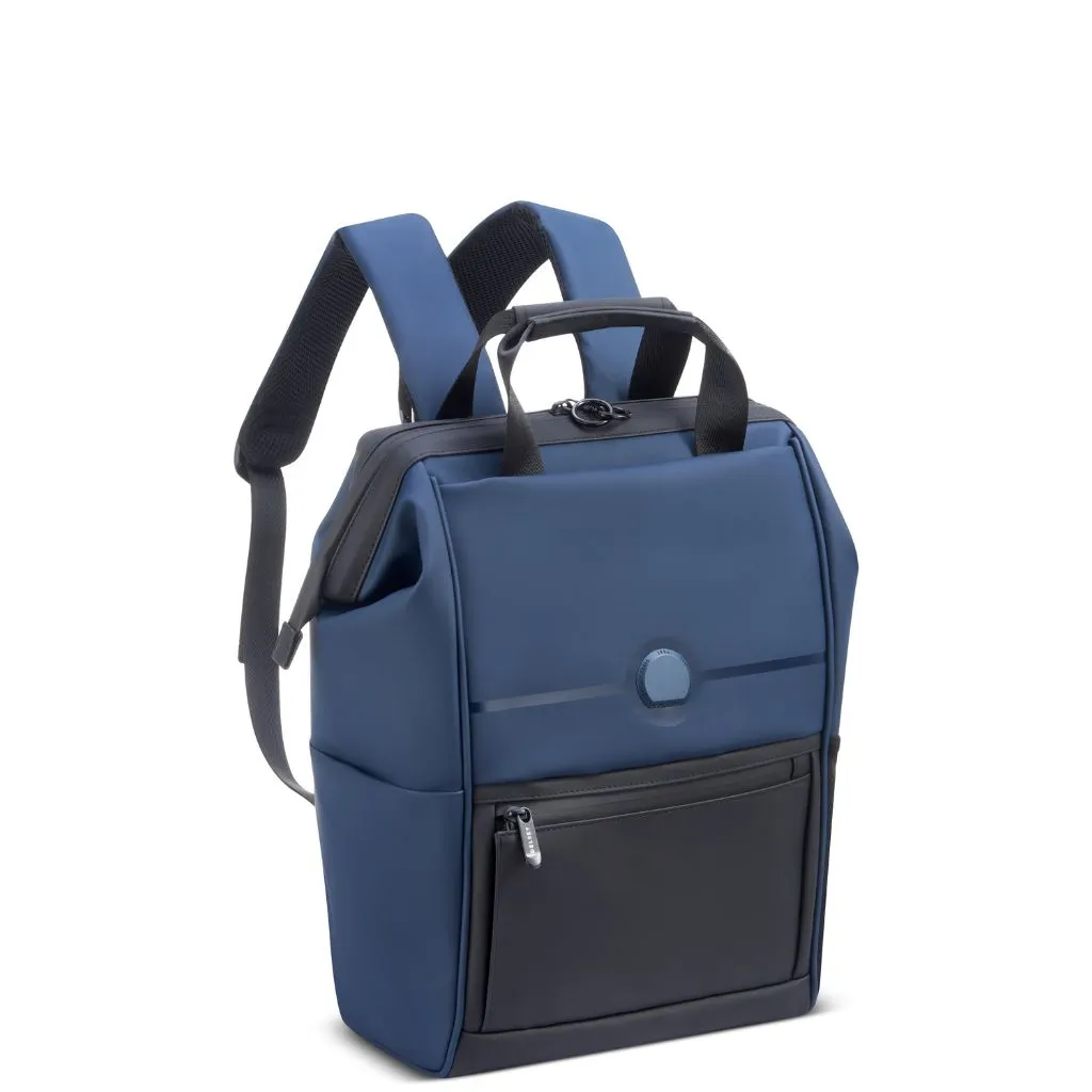 Delsey Turenne Soft Laptop Backpack 14" - Night Blue