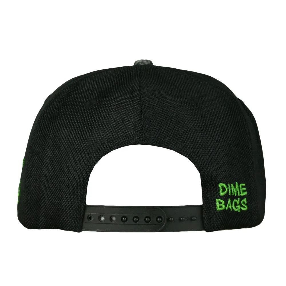 Dime Bags x GRC Removable Bear Gray Snapback Hat & Fanny Pack Bundle