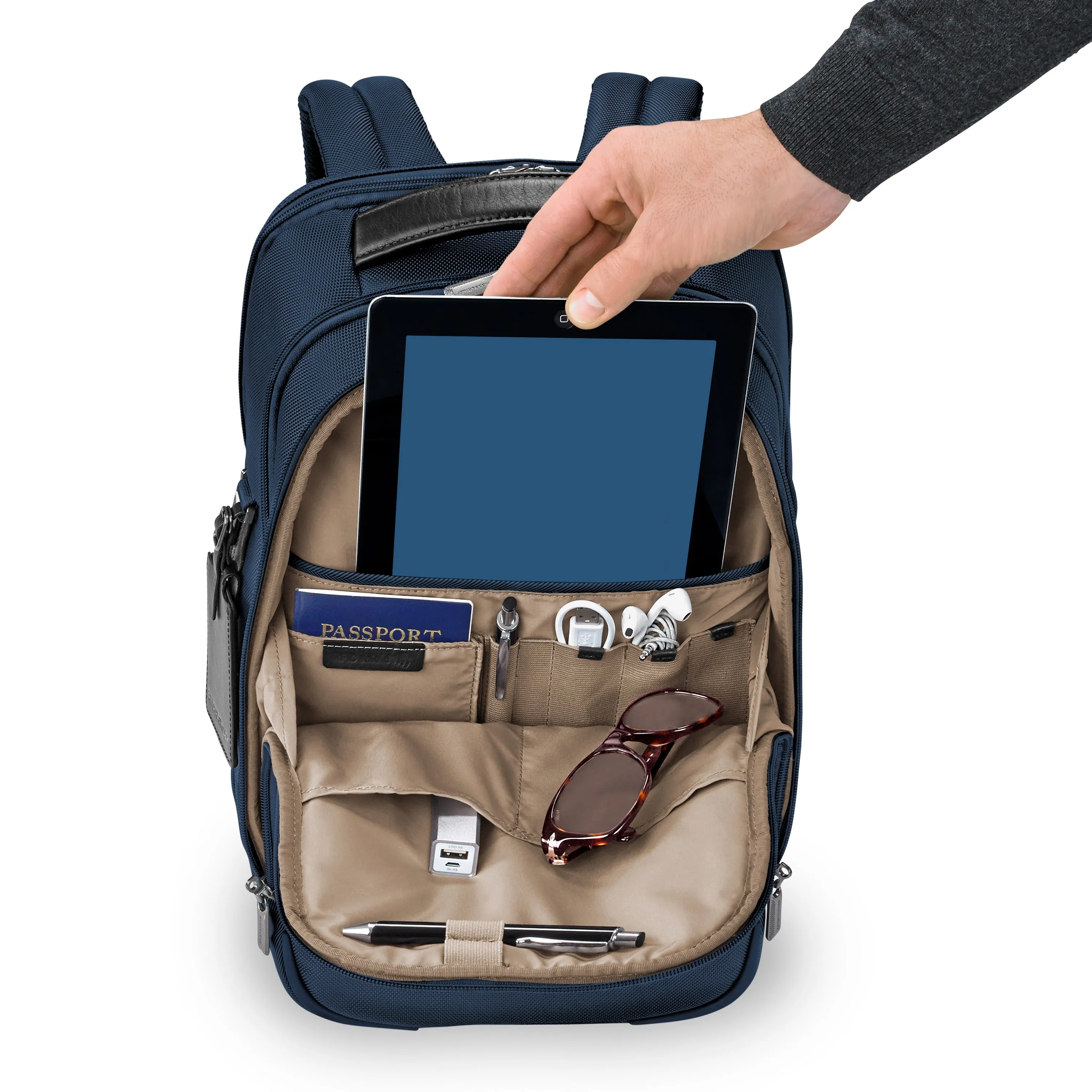 DISCONTINUED Briggs & Riley @WORK Collection Medium Backpack With Laptop Compartment-  KP422-5/4