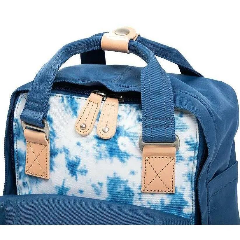 Doughnut Macaroon Mini Backpack - Tie Dye Steel Blue