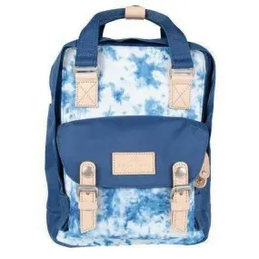 Doughnut Macaroon Mini Backpack - Tie Dye Steel Blue