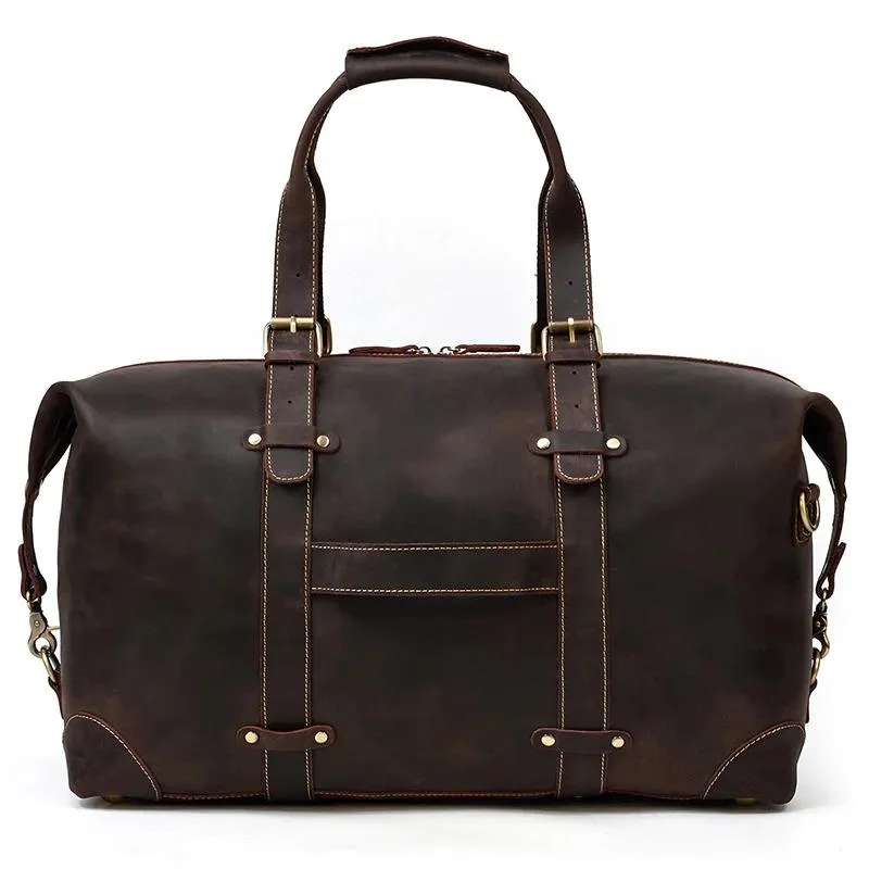 Duncan Crazy Horse Leather Duffel Bag