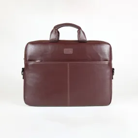 Elan Foam Slim Laptop Bag - Brown