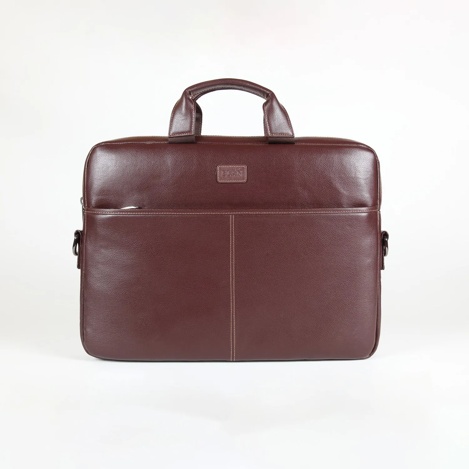 Elan Foam Slim Laptop Bag - Brown