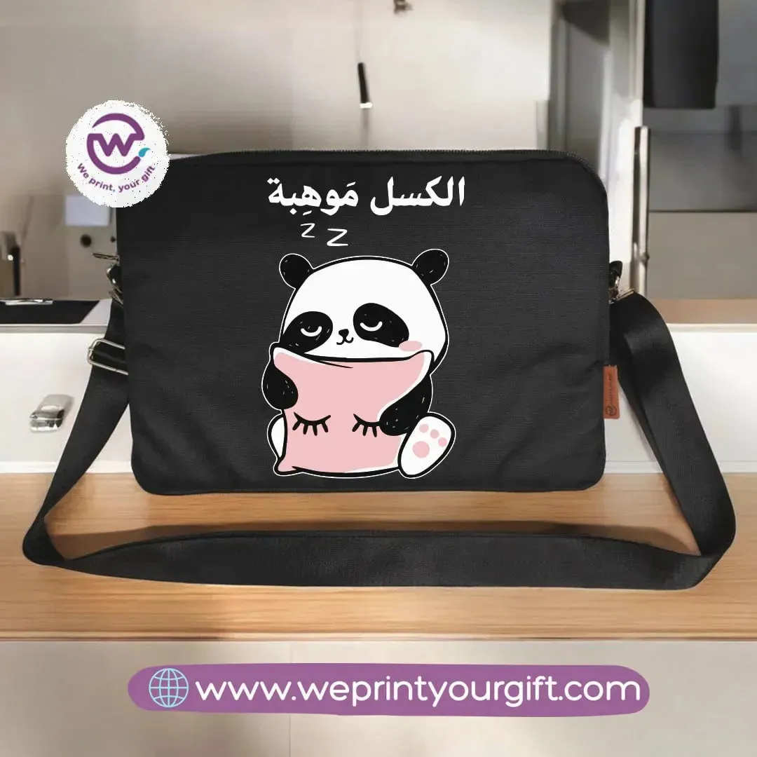 Fabric Laptop Sleeve- Panda