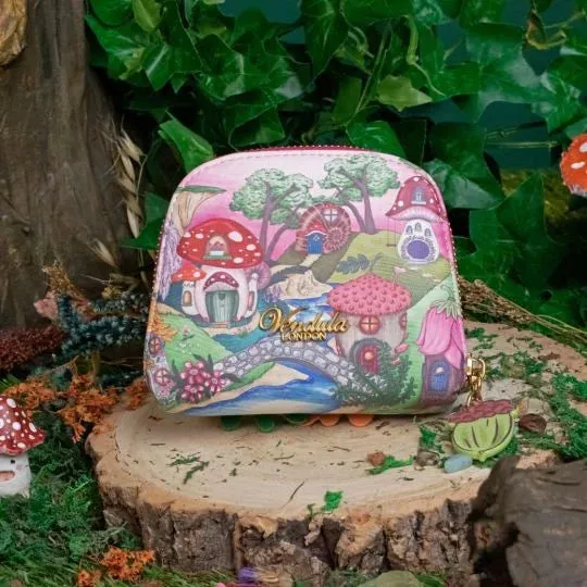 Fairy Village Folding Shopper and Coin Purse by Vendula