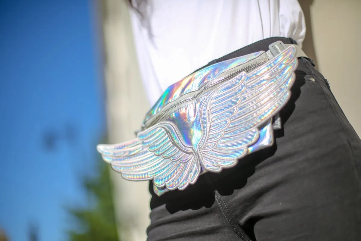 Fanny Pack | Slim |WINGS Silver