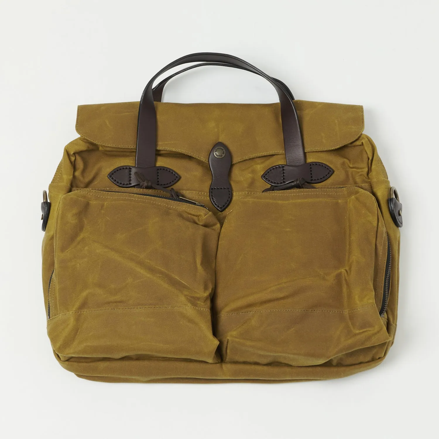 Filson 24-Hour Tin Cloth Briefcase - Dark Tan