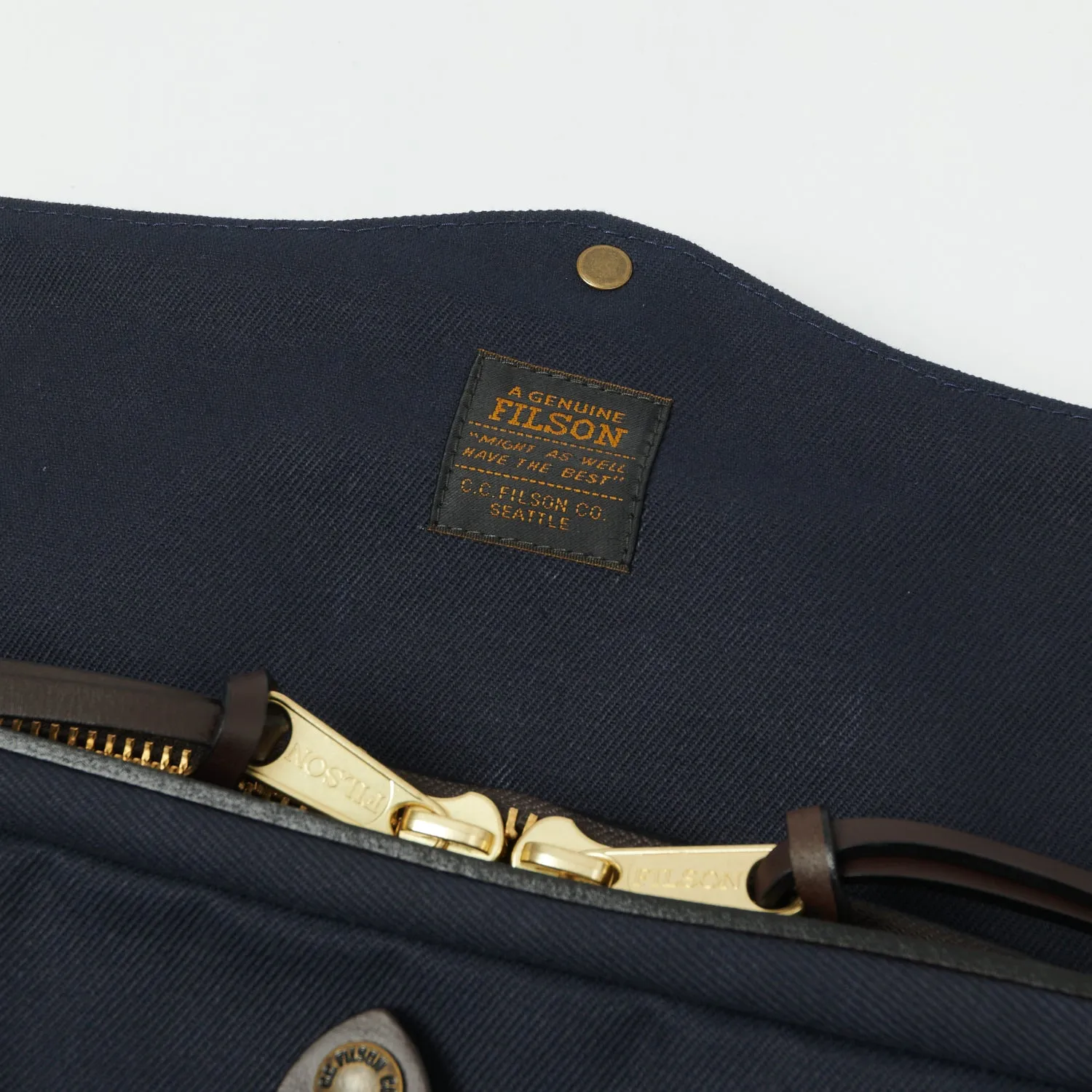 Filson Rugged Twill Original Briefcase - Navy