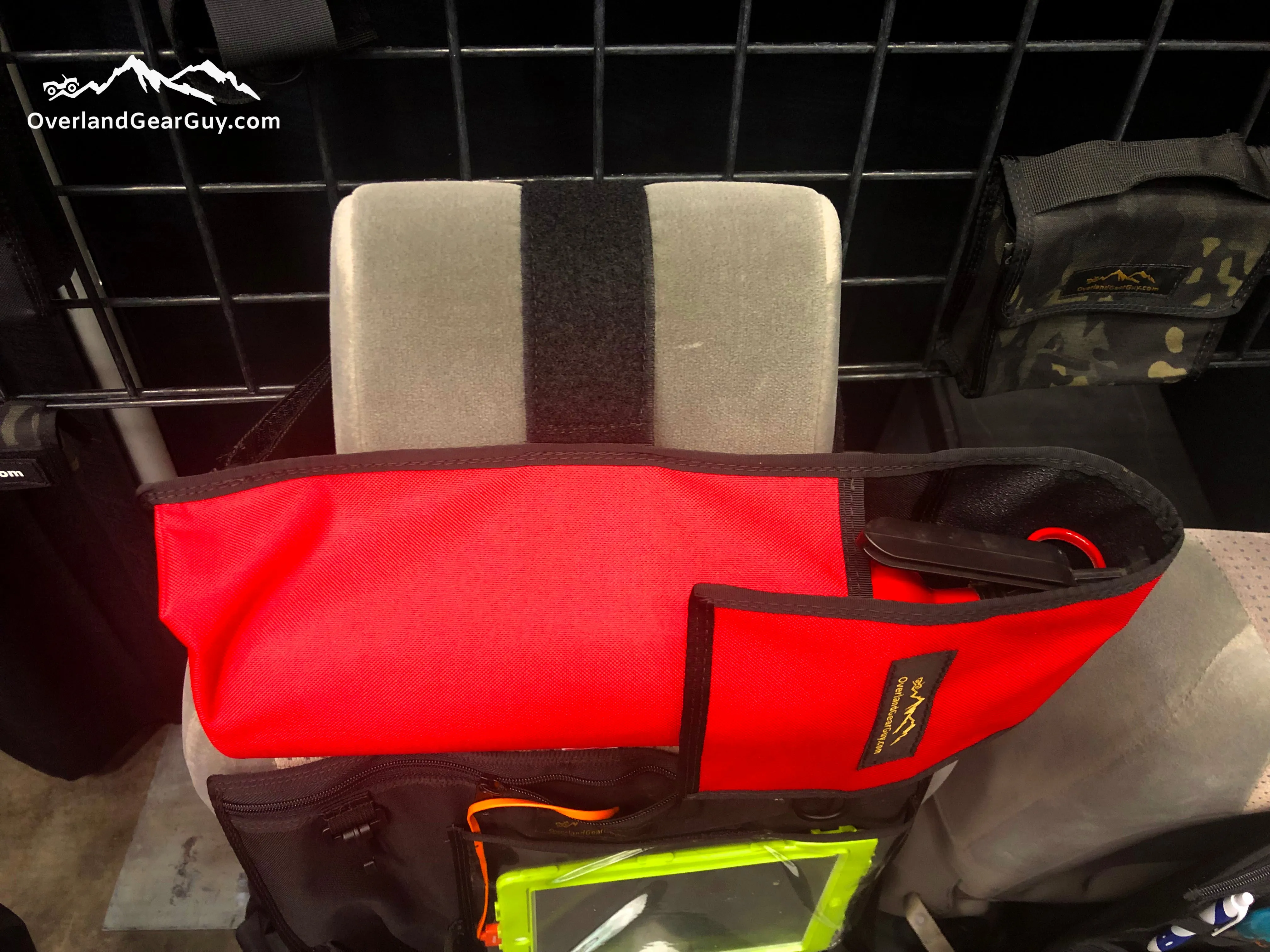 Fire Extinguisher Headrest Pouch