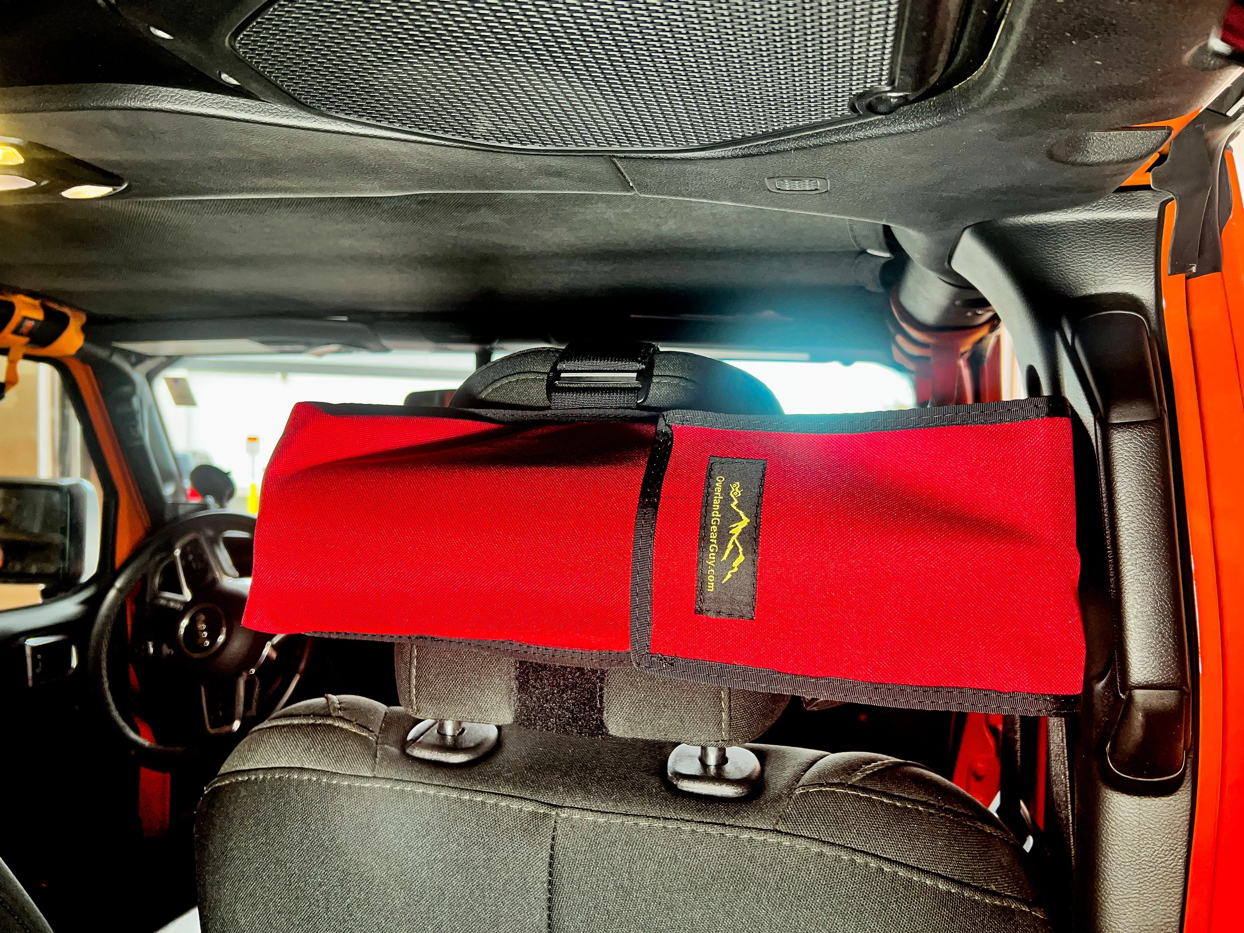 Fire Extinguisher Headrest Pouch