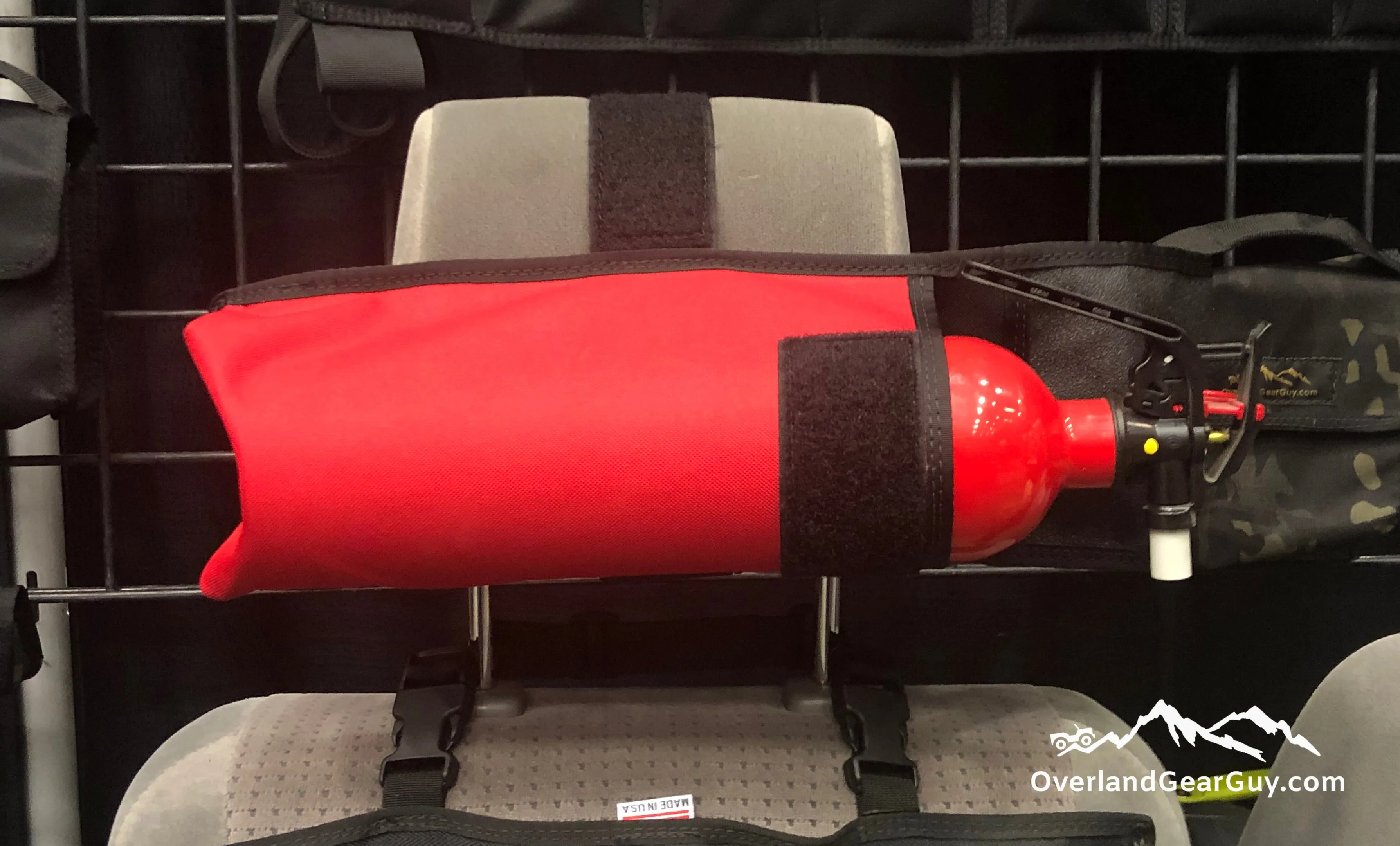 Fire Extinguisher Headrest Pouch