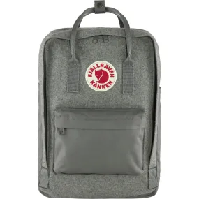 Fjällräven Kånken Re-wool Laptop 15 Granite Grey | Buy Fjällräven Kånken Re-wool Laptop 15 Granite Grey here | Outnorth