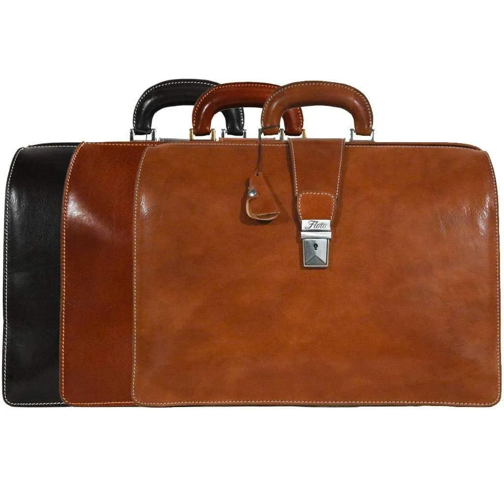 Floto Leather Ciabatta Briefcase