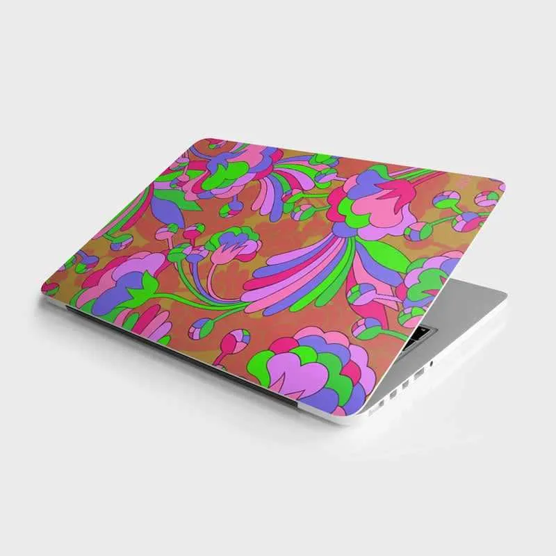 Flower Pattern Laptop Skin