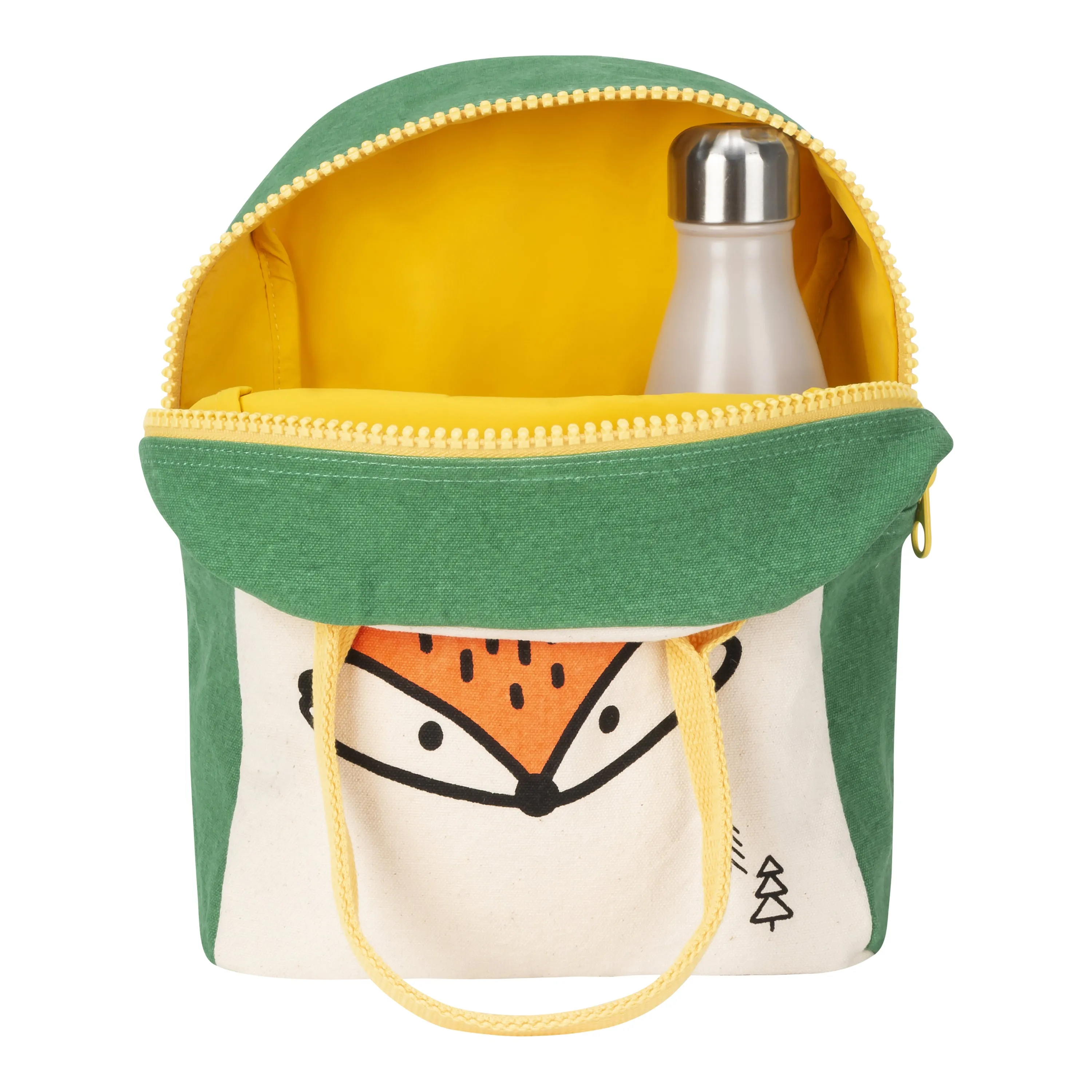 Fluf Zipper Lunch Bag - Fox