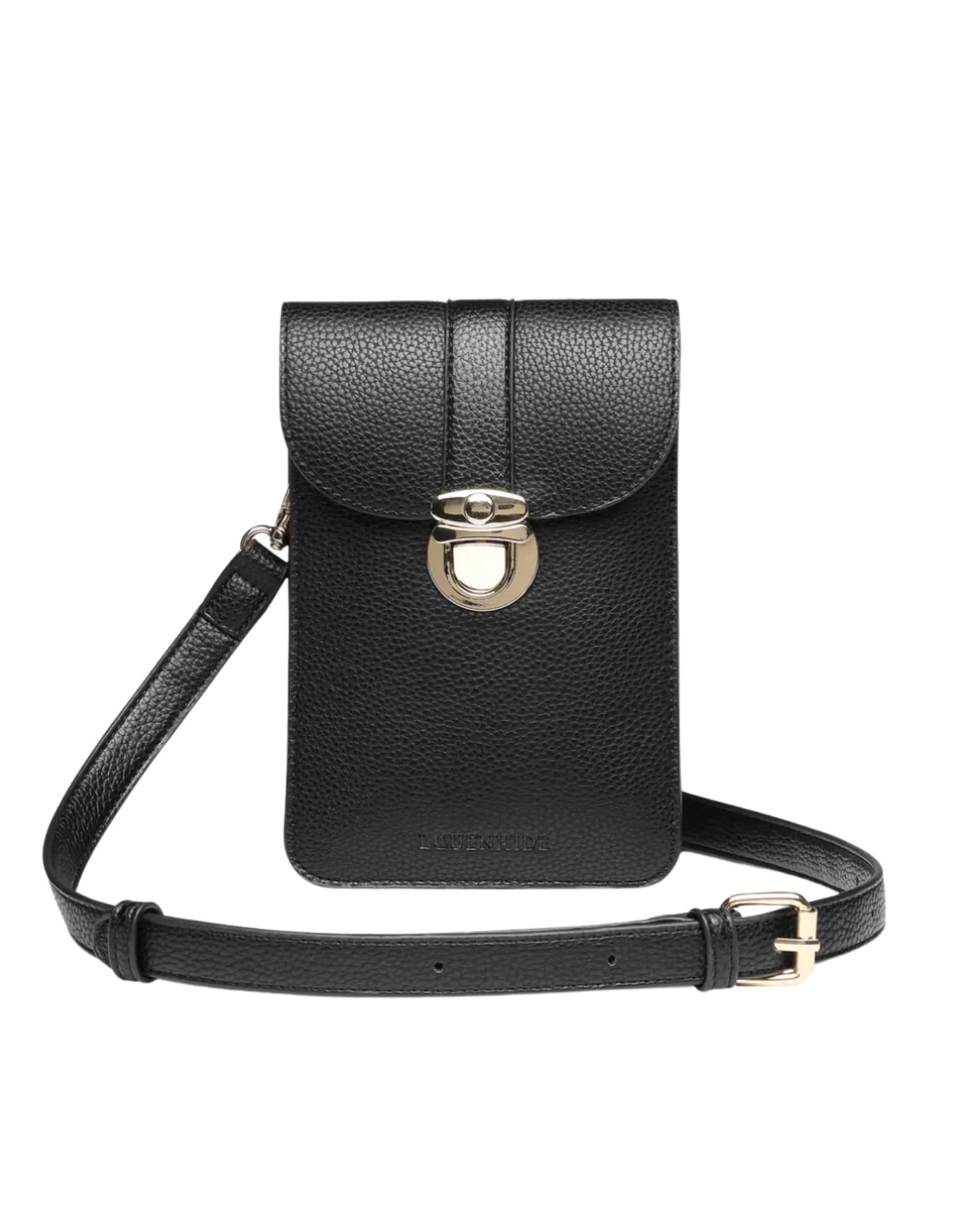 Fontaine Phone Crossbody Bag - Black - Louenhide