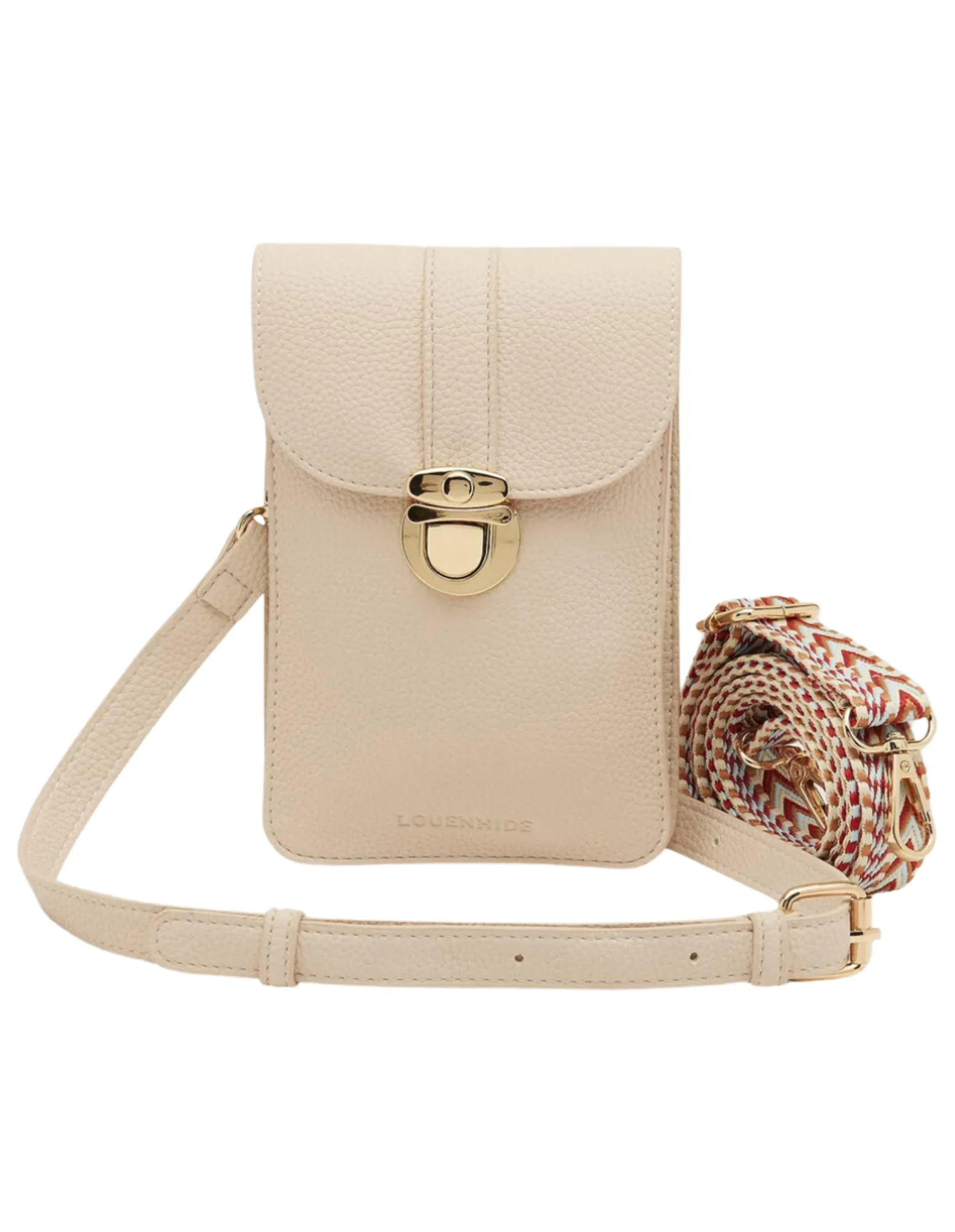 Fontaine Phone Crossbody Bag - Linen - Louenhide