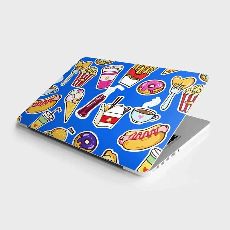 Food Pattern Laptop Skin