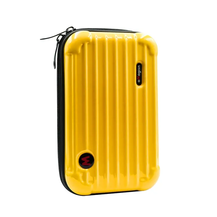 For DJI Osmo Action 4 / 3 aMagisn Small Organizer Bag Sports Camera Protective Accessories(Yellow)