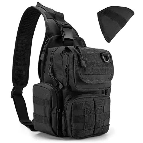 G4Free Tactical EDC Sling Bag Pack with Pistol Holster