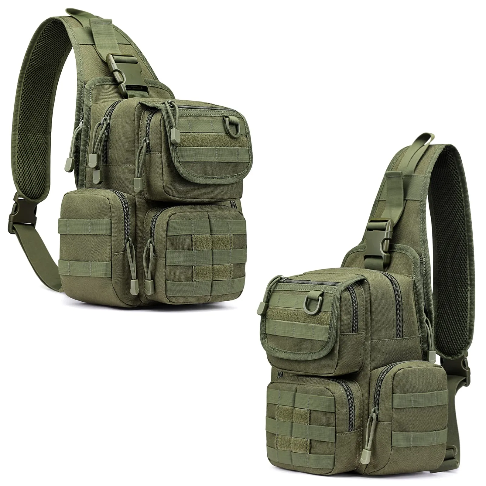 G4Free Tactical EDC Sling Bag Pack with Pistol Holster