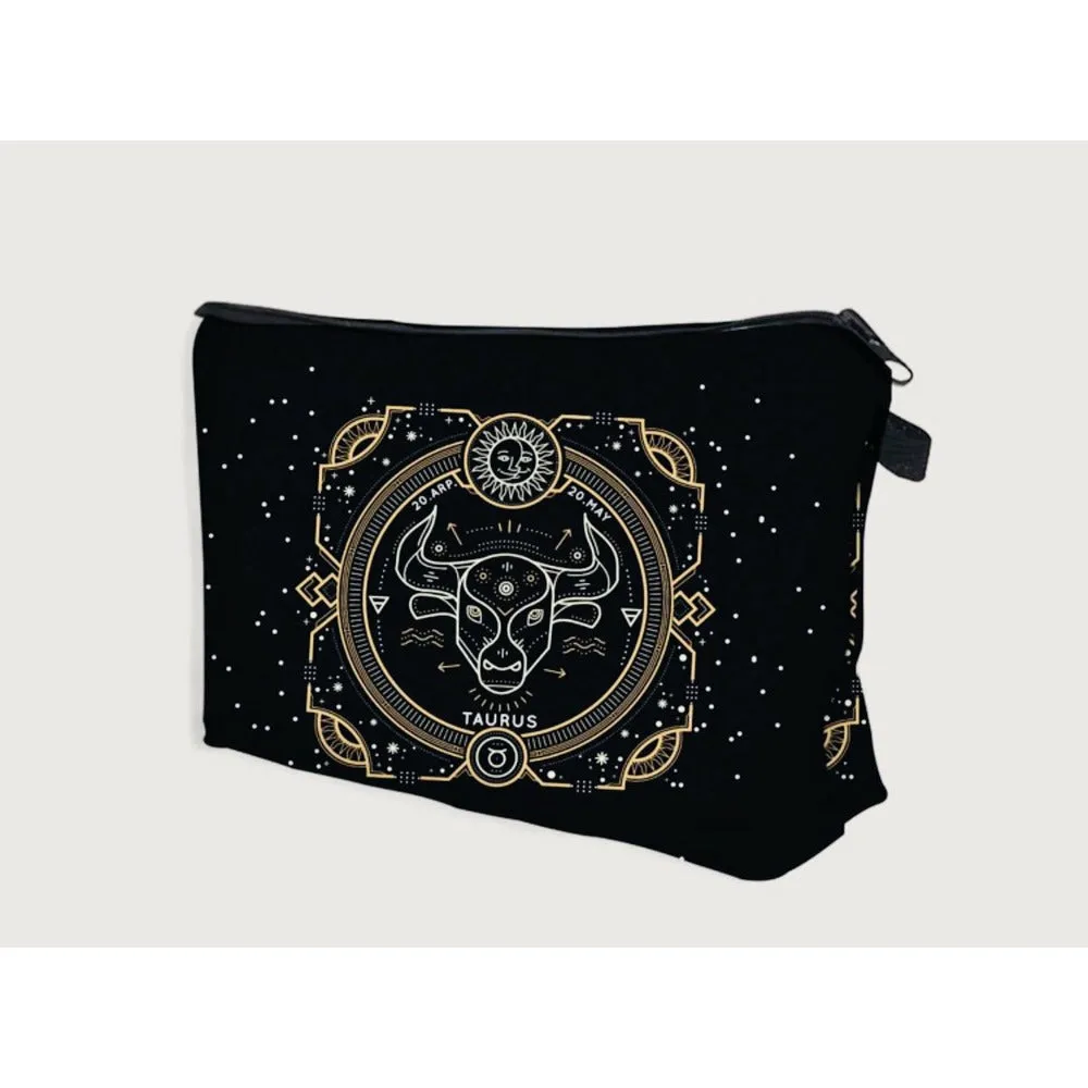 Galaxy Zodiac Jewelry / Makeup Bag / Purse