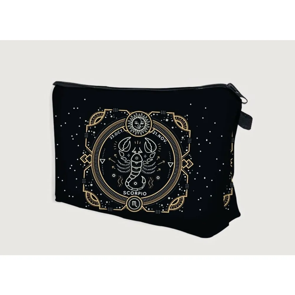 Galaxy Zodiac Jewelry / Makeup Bag / Purse