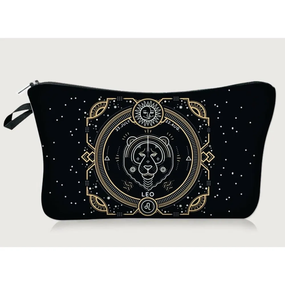 Galaxy Zodiac Jewelry / Makeup Bag / Purse