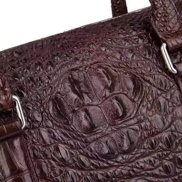 Genuine Crocodile Leather Briefcase