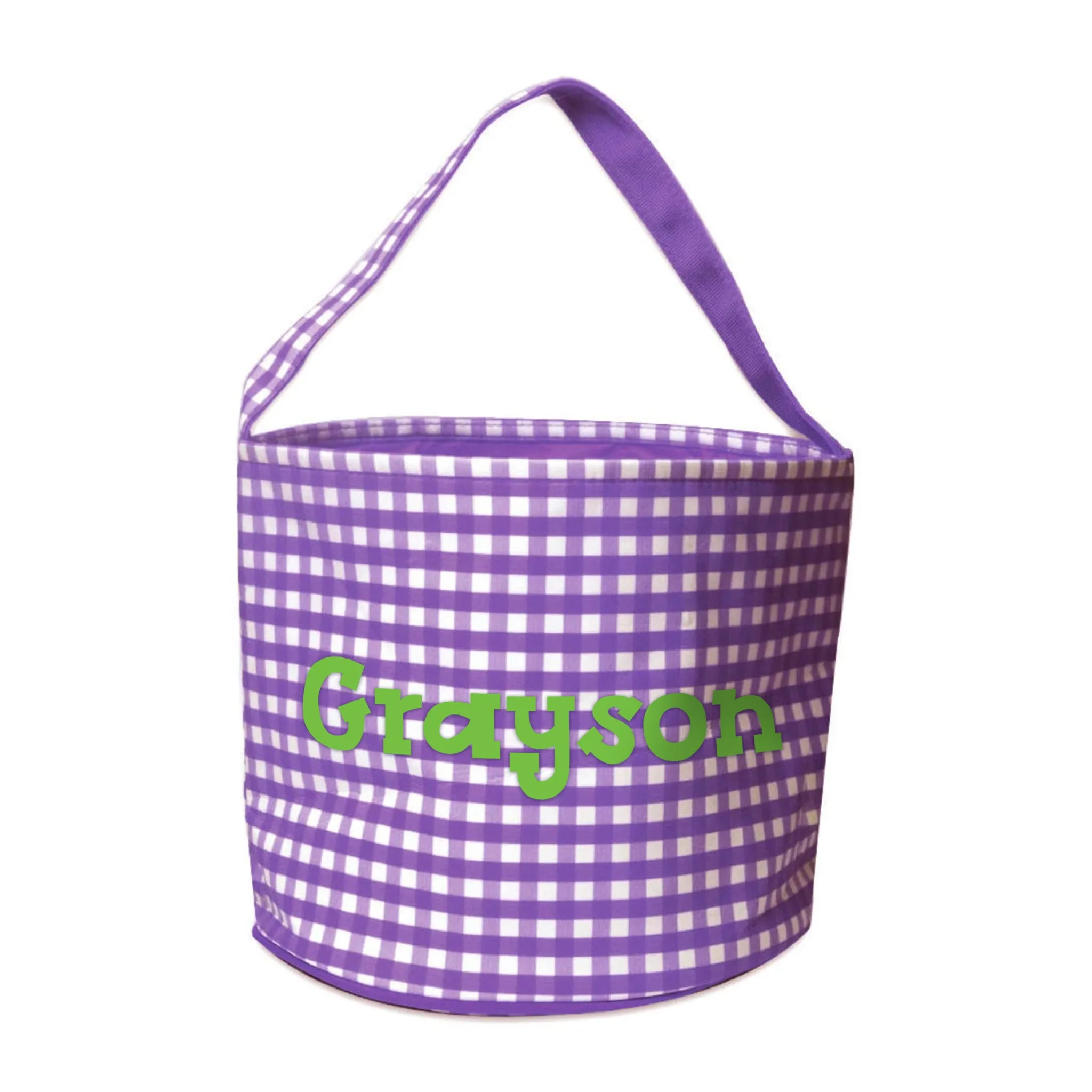 Gingham Tote Bucket - FINAL SALE