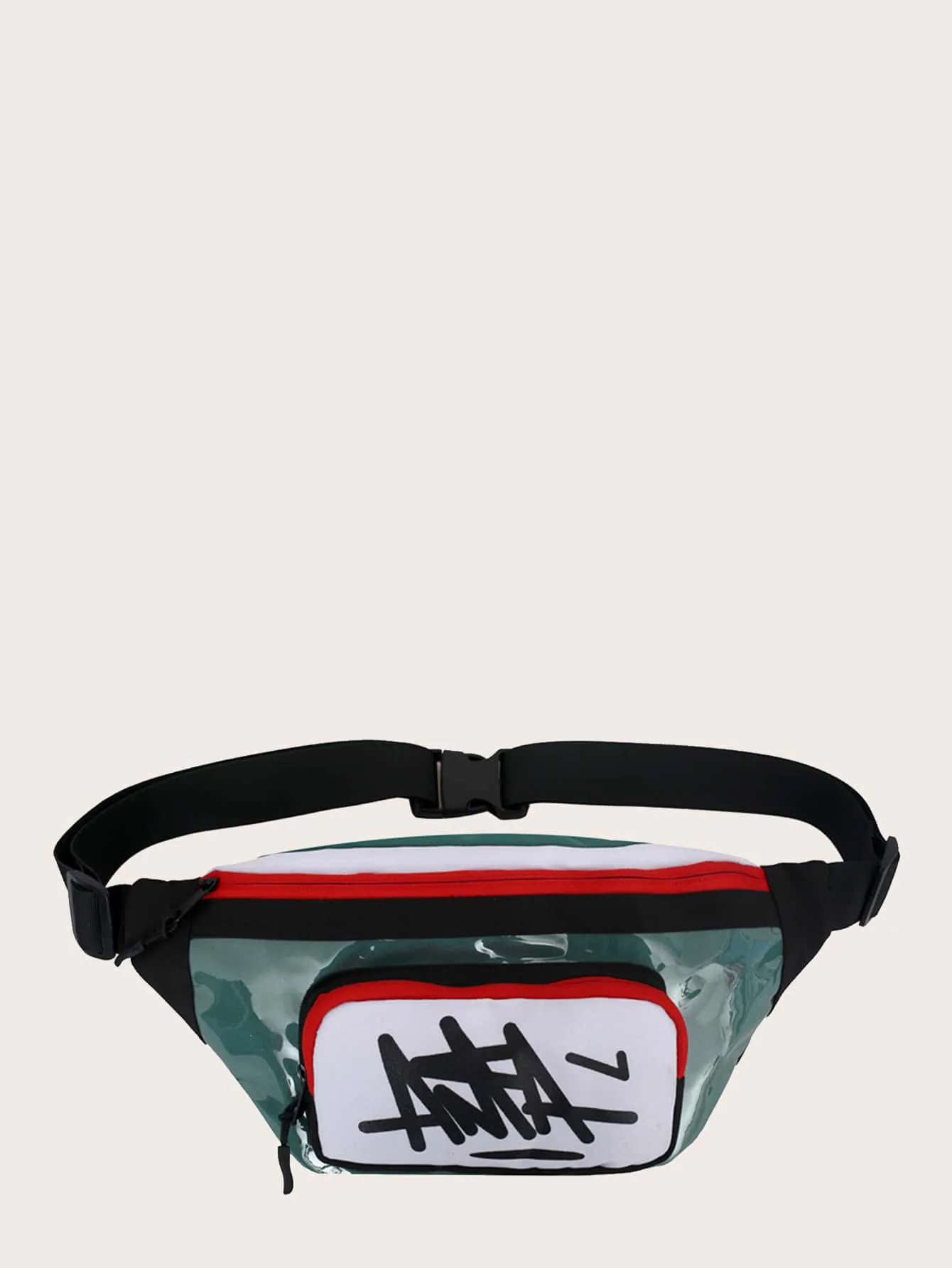 Graffiti Print Fanny Pack