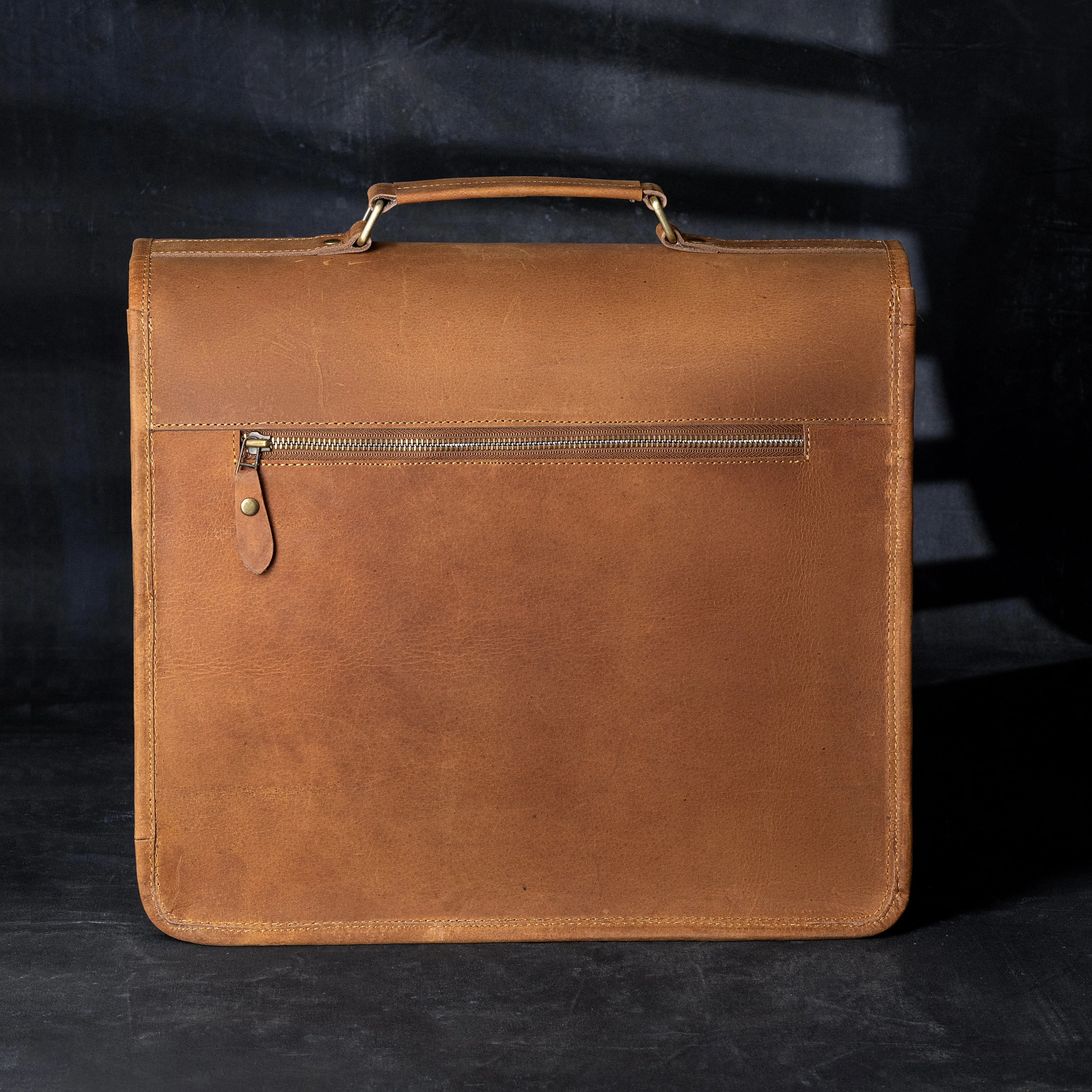 Grand Master Blue Lodge Briefcase - Genuine Cow Leather