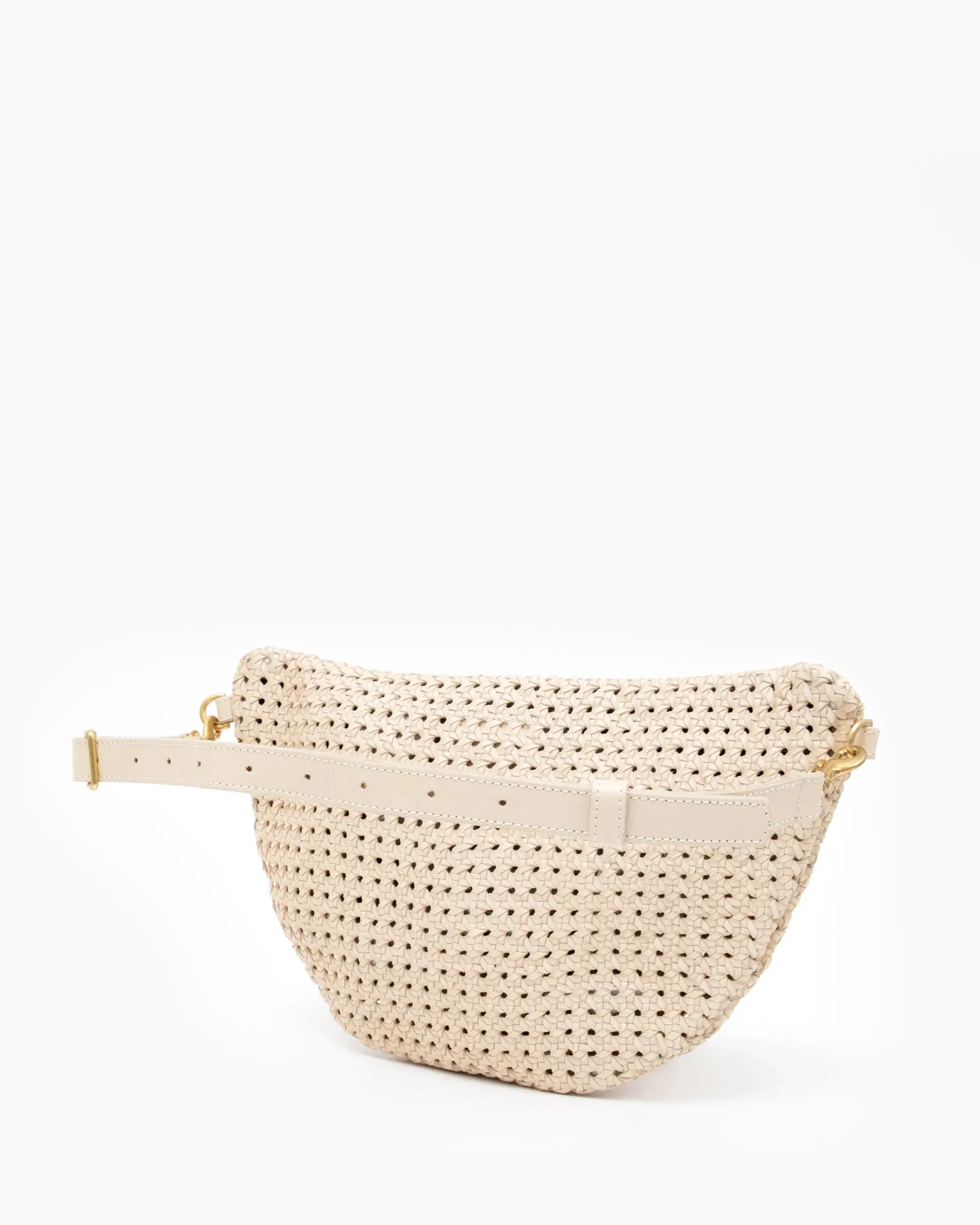 Grande Fanny Bag in Cream Rattan